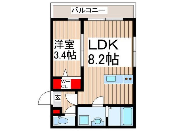 グランアズールの物件間取画像